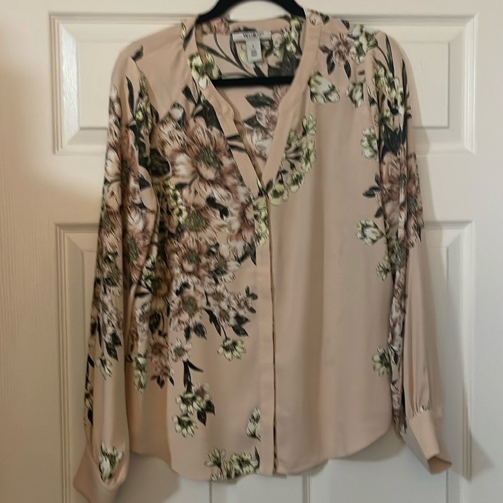 White House Black Market Blouse. Size L